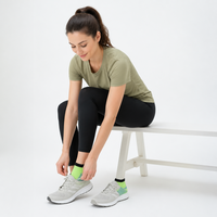 Chaussettes de sport respirantes en maille personnalisées OEM, avec soutien de la voûte plantaire, adaptées à la main gauche et à la main droite, pour la course, la gym et le tennis