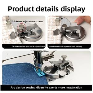 Guida Magnetica per Macchine da Cucire - Piedino Industriale Anti-arricciamento per Linee Rette per Juki/Brother, Regolabile 0.5-10mm - Product Image 4