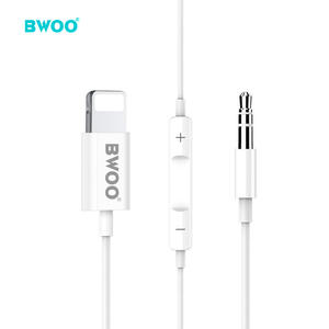 BWOO câble audio de <span class=keywords><strong>voiture</strong></span> tpe de haute qualité, câble <span class=keywords><strong>jack</strong></span> audio 3.5mm pour <span class=keywords><strong>iphone</strong></span> - Product Image 1