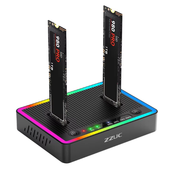 Noir D22 double disque clonage NVMe-NGFF 10G