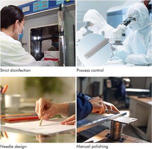 Microblading Tebori Blades Agujas de tatuaje Agujas de maquillaje permanente Manual Cejas Cuchillas Alfileres de sombreado - Product Image 6