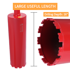 <span class=keywords><strong>ดอก</strong></span>สว่านเจาะคอนกรีตเพชรแบบทนทาน ขนาด M14 11/4UNC สำหรับ<span class=keywords><strong>เจาะ</strong></span>คอนกรีตเสริมเหล็กและงานก่ออิฐ ใช้ได้กับเครื่องมือแบบมือถือ/แบบติดตั้ง - Product Image 5