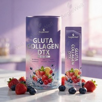 OEM ODM AegleWell Gluta Collagen DTX Powder L Glutathione Marine Collagen pour éclaircir la peau, complément beauté et bien-être