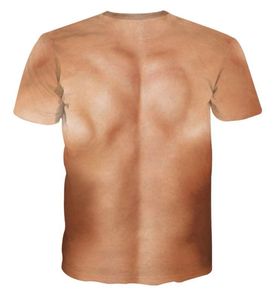 T-shirts imprimés en 3D tendance pour hommes, manches courtes, fitness, corps musclé, t-shirt 3D pour <span class=keywords><strong>homme</strong></span>, streetwear, tee-shirt d'été décontracté, haut à <span class=keywords><strong>tatouage</strong></span> - Product Image 2