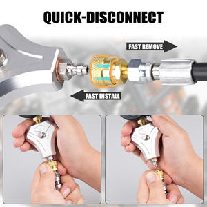 Probador de Compresión de Motor NICECNC para Motores de 2 y 4 Tiempos con Bujías de 10 mm/12 mm/14 mm, Reparación de Motocicletas y ATV - Product Image 4