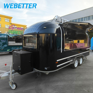 WEBETTER Camión de Comida Móvil Personalizado, Camión de Hamburguesa, Pizza, Barbacoa, Remolque, Restaurante Móvil, Remolque de Comida Rápida con Cocina - Product Image 3