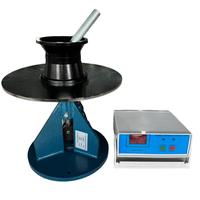 Table de flux manuelle pour tester la consistance et la fluidité du ciment ou des mortiers