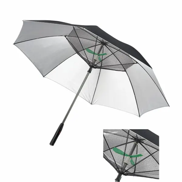 Ugreen-parapluie solaire à longue poignée, style parapluie, coupe-vent, poignée droite inversée, automatique