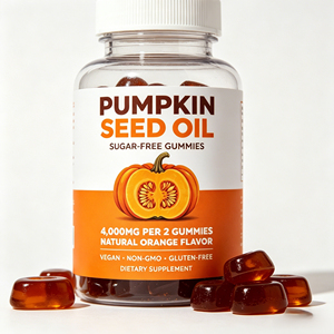 Gummies d'extrait de graines de citrouille haute puissance 4000 mg (extrait 20:1), favorisent la santé de la prostate et des cheveux, sans sucre - Product Image 2