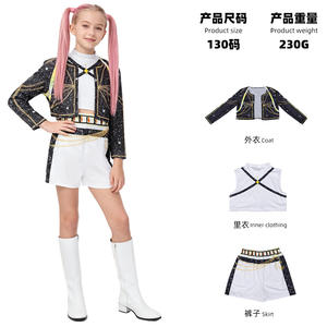 ชุดคอสเพลย์คุณภาพสูงสไตล์เกาหลี อนิเมะ เคป๊อป นักล่าปีศาจ มิรา รูมิ โซอี้ สำหรับงานปาร์ตี้และการแสดงบนเวที - Product Image 5