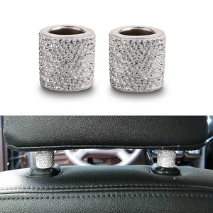 Accessori <span class=keywords><strong>Auto</strong></span> 2020, Decorazioni Interne, Anelli Decorativi in Cristallo Luccicante <span class=keywords><strong>per</strong></span> Poggiatesta di <span class=keywords><strong>Auto</strong></span>, SUV e Camion - Product Image 6