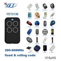 Télécommande de porte de garage coulissante et basculante YET2130AIO multi-fréquence, clone 280-868 MHz, étanche, la plus vendue