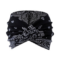 Bandeau de style bohème à rayures arc-en-ciel, 48 couleurs de 18cm de largeur, bandeau de sport léopard extensible, accessoires pour cheveux