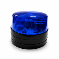 Sistem Alarm Lampu Strobo DC12V 120mA Sensor Gerak Berkabel dengan Sirene Lampu Peringatan LED Beacon
