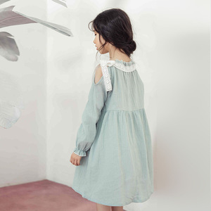 Nouveaux produits : Robes pour filles en coton prêtes à porter, à épaules dénudées, avec prix, pour bébés, en gros de Chine - Product Image 3