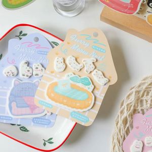 Mini blocs-notes autocollants mignons Alien Index Fudge Cat - Fournitures scolaires et de bureau personnalisables, cadeau pour la rentrée scolaire - Product Image 6