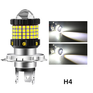 89 SMD <span class=keywords><strong>Dual</strong></span> <span class=keywords><strong>Color</strong></span> Led faretto moto lampadina abbagliante abbagliante Super luminosità per moto guida lampada ausiliaria - Product Image 2