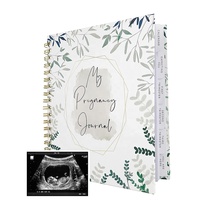Conception d'impression personnalisée Journal de grossesse Livre de souvenirs Journal hebdomadaire mensuel pour maman