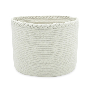 Natural Eco-friendly Detachable Cotton Rope Basket for Laundry Storage