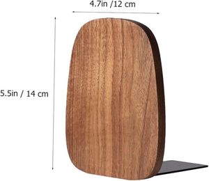 Fermalibri in Legno di Noce e Faggio con Logo Personalizzato Inciso, Forma Irregolare <span class=keywords><strong>Verticale</strong></span>, Design Moderno e Lussuoso per il Ritorno a Scuola - Product Image 2
