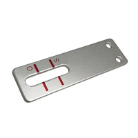 Panneaux de commande personnalisés en aluminium anodisé impression photo métal