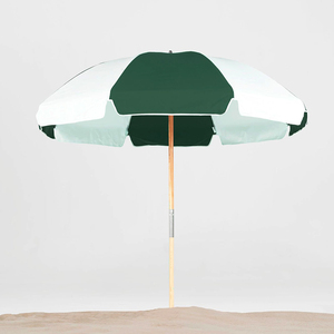 Parasol de <span class=keywords><strong>plage</strong></span> pliable en aluminium, résistant au vent, parasol de <span class=keywords><strong>plage</strong></span>, <span class=keywords><strong>grande</strong></span> taille, avec logo personnalisé, perche en bois, parasol de jardin - Product Image 2