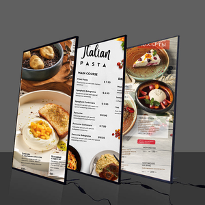 Panel de Menú con Caja de Luz LED de Aluminio Ultrafino, Montado en la Pared, Tamaño Personalizable, con Alto Brillo y Bajo Consumo de Energía - Product Image 6