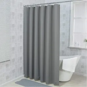 Amazon offre spéciale rideau de bain d'hôtel de haute qualité PE rideau de douche en vinyle pour salle de bain doublure de douche