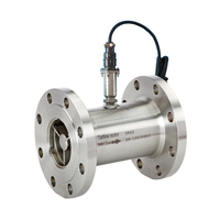 Débitmètre à turbine liquide LWGY Compteur Débitmètre huile-eau en acier inoxydable avec écran LCD Connexion filetée Prise en charge OEM