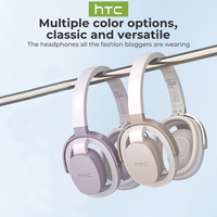 Casque sans fil HTC HP07 AI à réduction de bruit 6.0, longue autonomie, pour le sport et le gaming