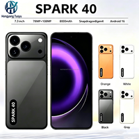 Nouveau Smartphone Android 16 LTE Spark40 22G+1TB 7,3 Pouces 2026 avec Processeur Rapide et Tous les Accessoires Inclus – Prix de Gros