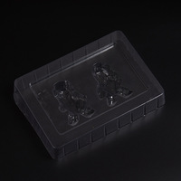 Boîte d'emballage PET blister en PVC blanc sur mesure avec plateau intérieur transparent pour blush parfum montre poisson carte affichage artisanat utilisation