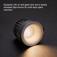 Aisilan 20w 30w 45w Projecteur COB anti-éblouissement pour plafond d'hôtel, Downlights australiens, Plafonnier LED, Vente en gros