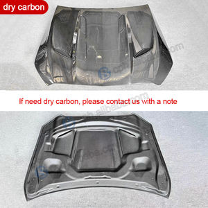 BENSNEES Reemplazo delantero Negro Estilo <span class=keywords><strong>GT</strong></span> Capó de fibra de carbono para mercedes-benz Clase C W206 Capó de carbono - Product Image 3