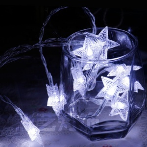 Guirnalda de <span class=keywords><strong>Luces</strong></span> Románticas Twinkle de 40 LED, 5m, Interior/Exterior, Funciona con <span class=keywords><strong>Pilas</strong></span>, Decoración Navideña, Estrella Iluminada, Alto CRI 90, 3500K Cálido - Product Image 4