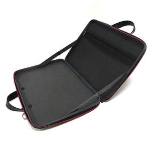 Custom Logo Portable Neoprene Laptop Case Bag with EVA Sleeve and Shoulder Strap Black Business Briefcase Style Handbag - Product Image 2