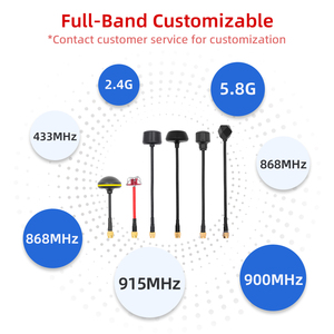 <span class=keywords><strong>Antena</strong></span> FPV de repuesto de 5.8G 915MHz <span class=keywords><strong>2</strong></span>.4G para transmisor/receptor FPV, gafas VR Mushroom, alta ganancia 3.5dBi <span class=keywords><strong>GHz</strong></span> RP-SMA para RC - Product Image 3