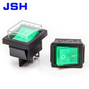 KCD4 DPST ON-OFF 4 Pin Rocker Thuyền Màu Đỏ màu xanh lá cây Màu Sắc Chuyển Đổi 15A/20A AC 250 V/ 125V - Product Image 6