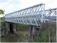 Fabricant chinois de haute qualité SSR en acier Double/simple, pont Bailey à faible coût, construction rapide, Structure en acier