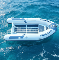 Bateau de pêche en aluminium de 12 pieds avec console centrale, modèle 2026, en promotion – Bateau semi-rigide 330