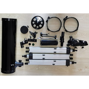 OPTO-EDU T11.1509 Obiettivi Acromatici con Elevatore, Montatura Equatoriale in Metallo, Treppiede in Alluminio per <span class=keywords><strong>Astronomia</strong></span> Ottica all'Aperto - Product Image 6