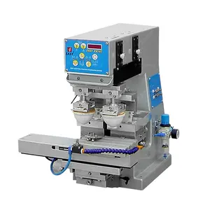 Impressora de copo de tinta de comprimido duas cores com máquina de impressão do almofada do obturador