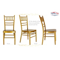 Chaise Chiavari en métal multicolore empilable pour hôtels, mariages et banquets, avec dossier classique en échelle