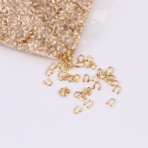 100 pièces u-boucle à la main fil Protection boucle fermée Clip boucle bijoux à bricoler soi-même accessoires en métal - Product Image 6