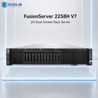 Serveur FusionServer 2258H V7 2U en rack pour l'infrastructure de stockage et le support des déploiements de calcul en périphérie