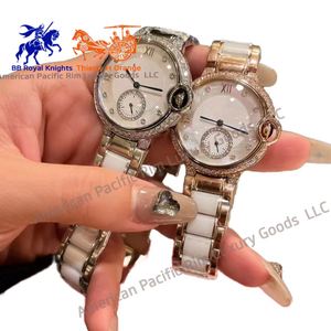 Reloj de Pulsera de Cuarzo de Acero Inoxidable de Lujo para Mujer, Casual, de Negocios, con Movimiento de Diamantes, Esfera con Agujas, Estilo Cartier - Product Image 2