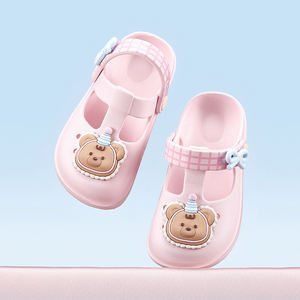 Sandales d'été pour bébés filles, mignonnes, décoratives, à motif de dessin animé, semelles épaisses, imperméables, antidérapantes, désodorisantes, chaussures pour enfants - Product Image 2