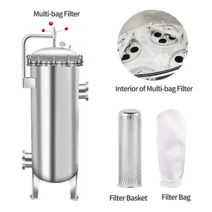 Carcasa de Filtro de Bolsa de Acero Inoxidable 304 para Pretratamiento de Agua, Filtración de Sedimentos y Partículas Grandes - Product Image 5