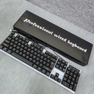 Professional Wired Keyboard 104 <b>Keys</b> Full Size Membrane <b>USB</b> Keyboard For Office And Home Use - Product Image 2