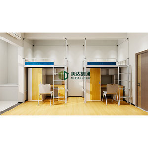 Op maat gemaakt modern design, volledig verstelbaar <span class=keywords><strong>bed</strong></span> van koudgewalst staal voor studenten en afgestudeerden op universiteiten en in appartementen. - Product Image 5